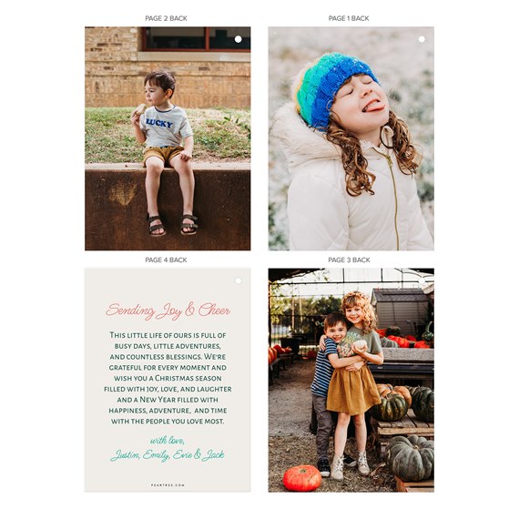 customizable text area with photo placeholder