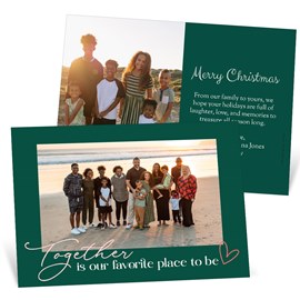 Favorite Place to Be - Christmas Card