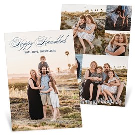 Classic Script - Hanukkah Card