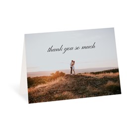 Nothing Fancy - Thank You Card