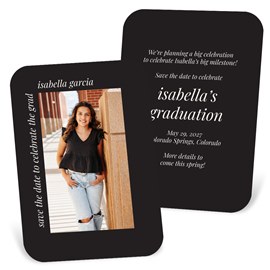 Wraparound - Graduation Save the Date Cards