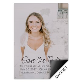 Into the Future - Graduation Save the Date Magnet