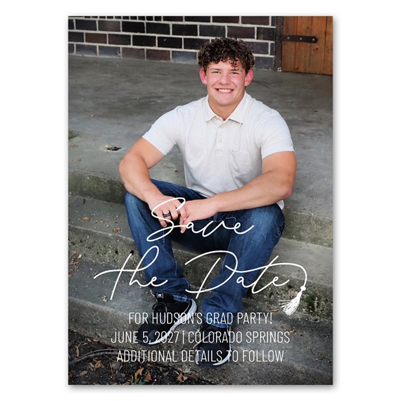 photo placeholder with save-the-date text