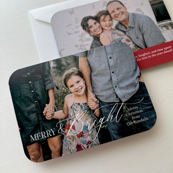 photo placeholder, Christmas card design