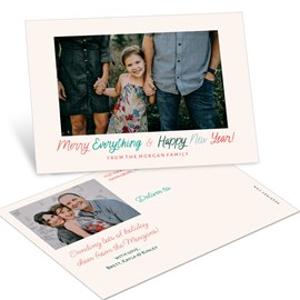 Merry Wishes - Christmas Postcard