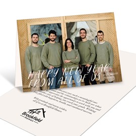Modern Message - Business New Year Card