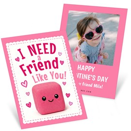 Need a Friend - Pink - Classroom Valentines