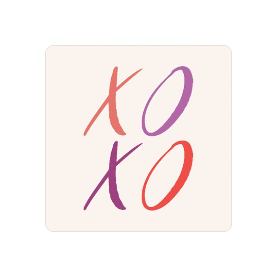envelope seal with xoxo design