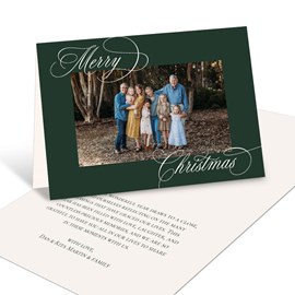 Merry Script - Christmas Card