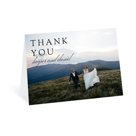 Simple Statement - Thank You Card