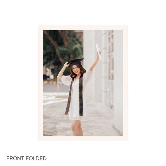 photo placeholder with customizable text area