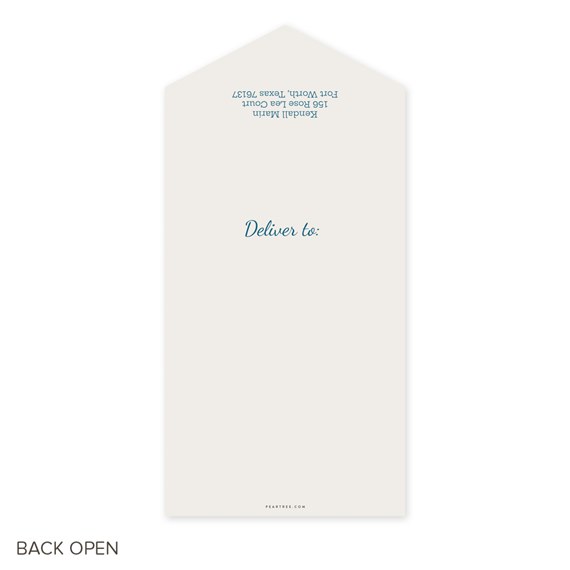 graduation announcement with text area