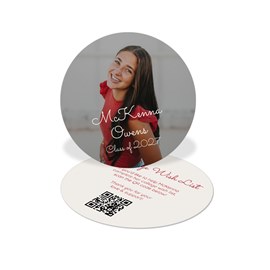 Scholastic Script - Graduation Insert Card