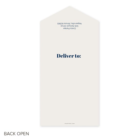 graduation invitation back with photo placeholder