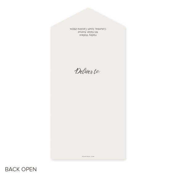 graduation invitation back with customizable text area