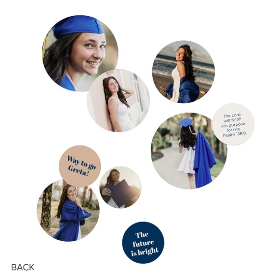 collage of photo placeholders with text elements