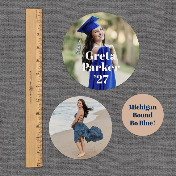 photo areas with text on a textured background