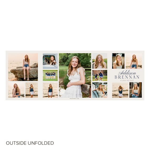 photo placeholder collage with text area