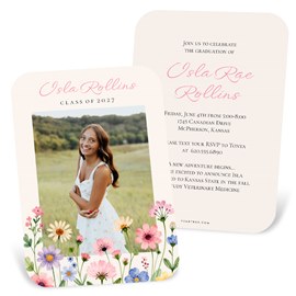 Wildflower - Graduation Invitations