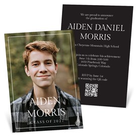 Tassel Border - Graduation Party Invitations