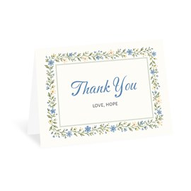 Blooms in Blue - Thank You Card