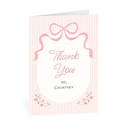 Pretty in Pink - Thank You Card