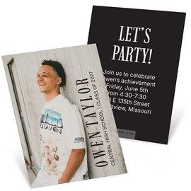 Countdown Begins - Mini Graduation Invitations
