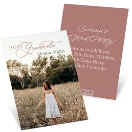 New Beginning - Mini Graduation Announcements