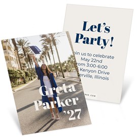 Boldly Stated - Mini Graduation Announcements