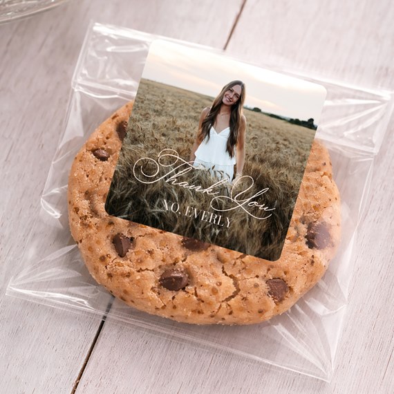 cookie with photo placeholder sticker
