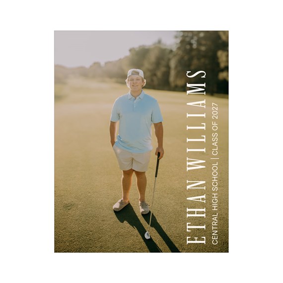 customizable text area with golf theme