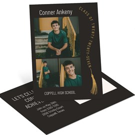 Class Curve - Graduation Announcement Postcard