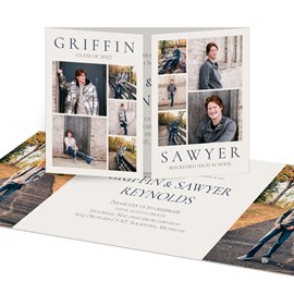 Twin Journey - Graduation Announcements