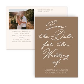 Simply Forever - Save the Date Postcard