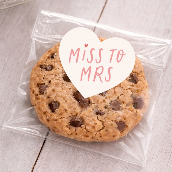 cookie with heart sticker