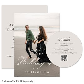Beginning of Forever - Wedding Invitations