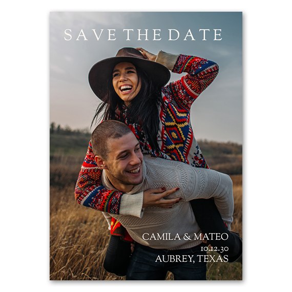 photo placeholder with text save the date