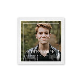 Tassel Border - Graduation Beverage Napkin