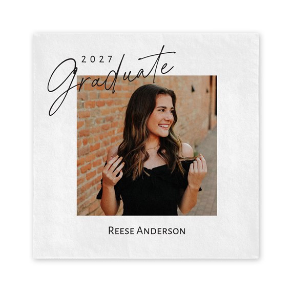 customizable text area, photo placeholder