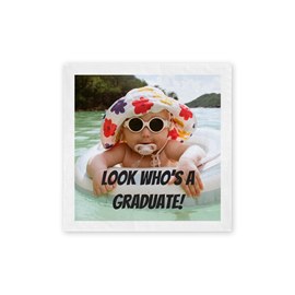 The Grad - Graduation Beverage Napkin
