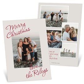 Holiday Inscription - Christmas Card