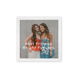 Besties - Graduation Beverage Napkin
