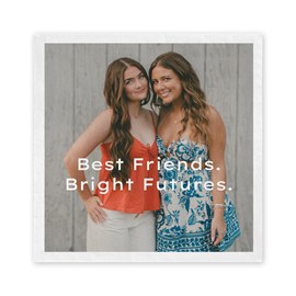 Besties - Graduation Dinner Napkin