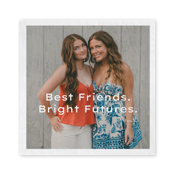 customizable text area with photo placeholder