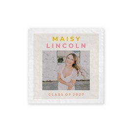 A Bright Future - Graduation Beverage Napkin