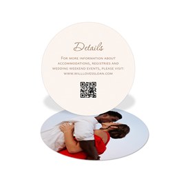 Bordered Script - Wedding Insert Card