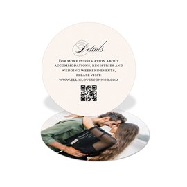 Eternal Elegance - Wedding Insert Card