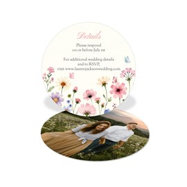 Sweet Blooms - Wedding Insert Card