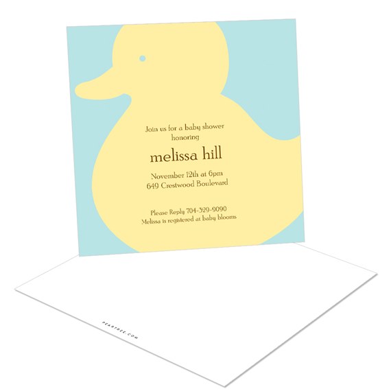 Quack! - Baby Shower Invitations