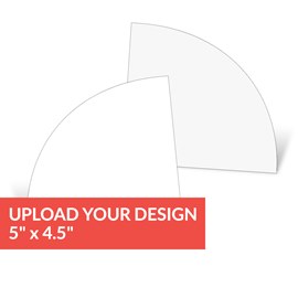 Upload Your Design - 5 x 4.5 Corner Arch Insert Card